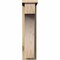 Ekena Millwork Huntington Rough Sawn Corbel w/Backplate, Douglas Fir, 6"W x 12"D x 24"H COR06X12X24HUN01RDF - alternate 4
